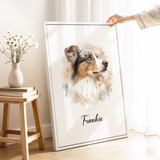 weißerrahmenleinwand