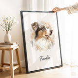 schwarzerrahmenleinwand