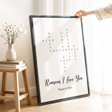 schwarzerrahmenleinwand