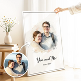 Custom Watercolor Portrait from Your Photo