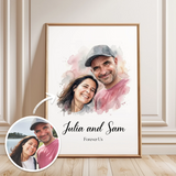 Custom Watercolor Portrait from Your Photo