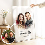 Custom Watercolor Portrait from Your Photo