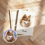 Custom Pet Watercolor Portrait from Your Photo