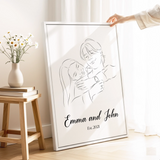 weißerrahmenleinwand