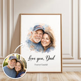 Custom Watercolor Portrait from Your Photo